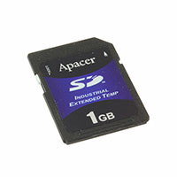 Apacer Memory America - AP-ISD01GIS2B-3T - MEMORY CARD SD 1GB SLC