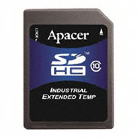 Apacer Memory America - AP-ISD16GID4B-8T - MEMORY SD CARD 16GB SLC IND