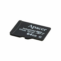 Apacer Memory America - AP-MSD64GIA-1CTM - MEMORY CARD MICROSDHC 64GB MLC