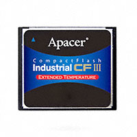Apacer Memory America - AP-CF001GE3NR-ETNRQ - MEMORY CARD COMPACTFLASH 1GB SLC