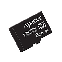 Apacer Memory America - AP-MSD08GIA-1ATM - MEM CARD MICROSDHC 8GB CLS10 MLC