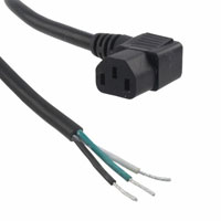 Assmann WSW Components - AK500/16-RA-6-0.5 - CORD SJT 16AWG 3COND 0.5M BLACK
