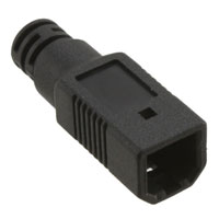 Assmann WSW Components - A-USBPB-HOOD-BLK-R - CONN HOOD USB B-MALE BLACK