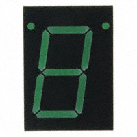 Broadcom Limited - HDSP-8601 - LED 7-SEG 20MM CA GREEN RHD