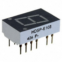 Broadcom Limited - HDSP-E103 - LED 7-SEG 10.9MM CC RED RHD