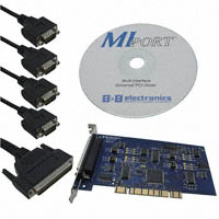 B&B SmartWorx, Inc. - 3PCIU4 - 4PORT MIPORT UNIVERSAL PCI CARD