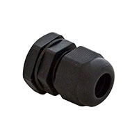 Bud Industries - IPG-22211 - BLK CABLE GLAND .2-.39"