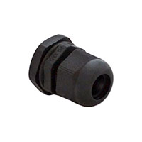 Bud Industries - IPG-222135 - BLK CABLE GLAND .24-.47"