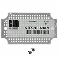 Bud Industries - NBX-10976-PL - PANEL PLASTIC 2.56X4.55" FOR NB