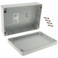 Bud Industries - PN-1324 - BOX PLASTIC GRAY 6.73"L X 4.76"W