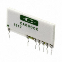 Caddock Electronics Inc. - 1776-C48 - RES NETWORK 5 RES MULT OHM 12SIP