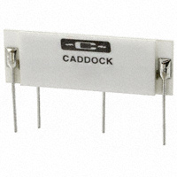 Caddock Electronics Inc. - USVD2-A10M-010-02 - RES NETWORK 2 RES MULT OHM 4SIP