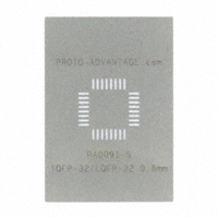 Chip Quik Inc. - PA0091-S - STENCIL TQFP-32 .8MM
