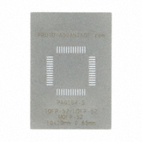 Chip Quik Inc. - PA0104-S - MQFP-52/TQFP-52/LQFP-52 STENCIL