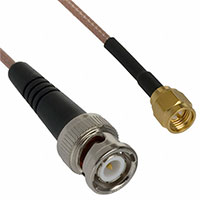 Cinch Connectivity Solutions Johnson - 415-0028-MM250 - CABLE SMA PLUG TO BNC PLUG 250MM