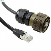 Cinch Connectivity Solutions - C-RJFTV5E1706PG03 - CABLE MOD 8P8C PLUG-PLUG 0.98'