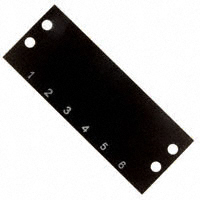 Cinch Connectivity Solutions - MS-6-141 - BARRIER BLK MARKER STRIP 6POS