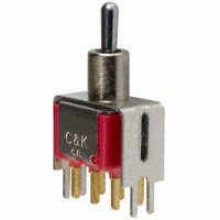 C&K - 7201MD9V4BE - SWITCH TOGGLE DPDT 0.4VA 20V