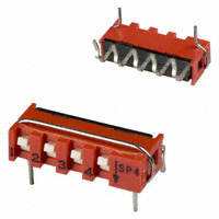 C&K - SP04AB - SWITCH SLIDE DIP SPST 10MA 20V