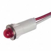 Visual Communications Company - VCC - 1091M1-125VAC - LED IND LIGHT RED 125V SNAP FIT
