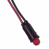Visual Communications Company - VCC - 5100H1FL - LED RED 1/4" HOLE PANEL MOUNT