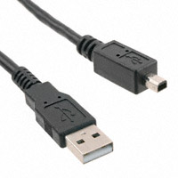 CNC Tech - 101-1021-BL-00500 - CABLE USB A MALE-B MINI 4PIN 5M