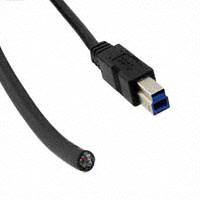CNC Tech - 103-1043-BL-00500 - CABLE USB3.0 B/M TO OPEN 5M