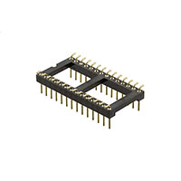 CNC Tech - 222-1-28-006 - IC ADAPTER SOCKET .100 28POS SMD