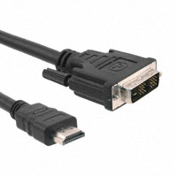 CNC Tech - 741-20010-00300 - CBL HDMI 19PIN-DVI-D 19 MALE 3M