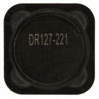Eaton - DR127-221-R - FIXED IND 220UH 1.29A 376 MOHM