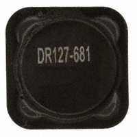 Eaton - DR127-681-R - FIXED IND 680UH 760MA 1.08 OHM