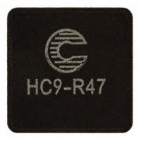 Eaton - HC9-R47-R - FIXED IND 470NH 33.7A 0.88 MOHM