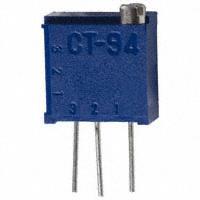 Copal Electronics Inc. - CT94EY105 - TRIMMER 1M OHM 0.5W TH