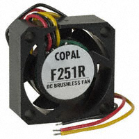 Copal Electronics Inc. - F251RF-05LLB - FAN AXIAL 25X10MM 5VDC WIRE