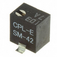 Copal Electronics Inc. - SM-42TX103 - TRIMMER 10K OHM 0.25W SMD