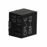 Copal Electronics Inc. - SM-43TA100 - TRIMMER 10 OHM 0.25W SMD