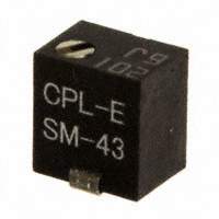 Copal Electronics Inc. - SM-43TW205 - TRIMMER 2M OHM 0.25W SMD