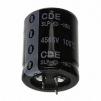 Cornell Dubilier Electronics (CDE) - SLP681M220E5P3 - CAP ALUM 680UF 20% 220V SNAP