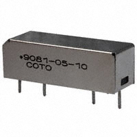 Coto Technology - 9081-05-10 - RELAY REED SPST 500MA 5V