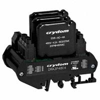 Crydom Co. - DRA3P48D2 - RELAY CONT 3PH 480VAC 2A 5VDC